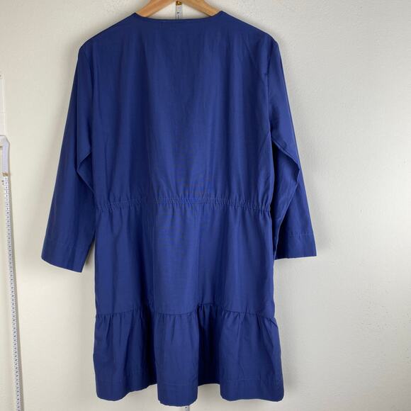 Tuckernuck Pomander Place Lucy Blue Cotton Mini Dress Size M - Picture 8 of 12